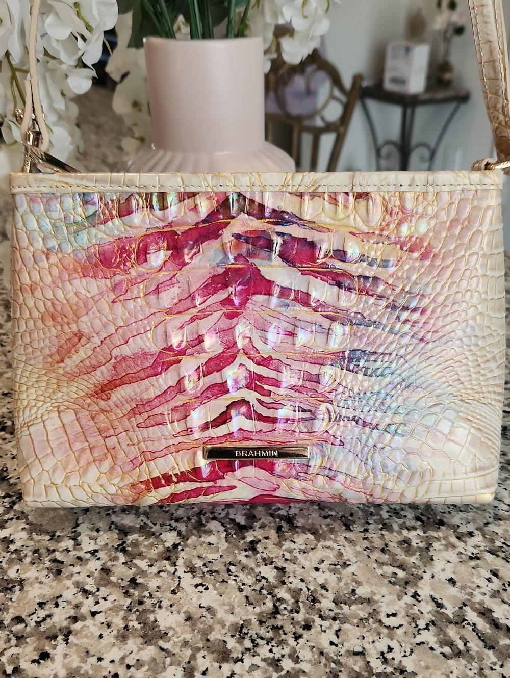New With Tags Brahmin Lorelai Entice Ombre Melbourne bag - Picture 7 of 10